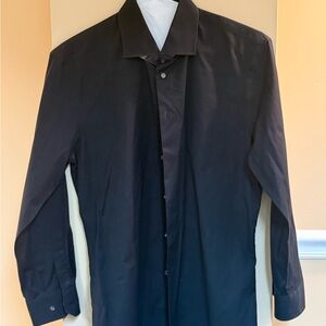 C2 by Calibrate Men's Black Dress Shirt